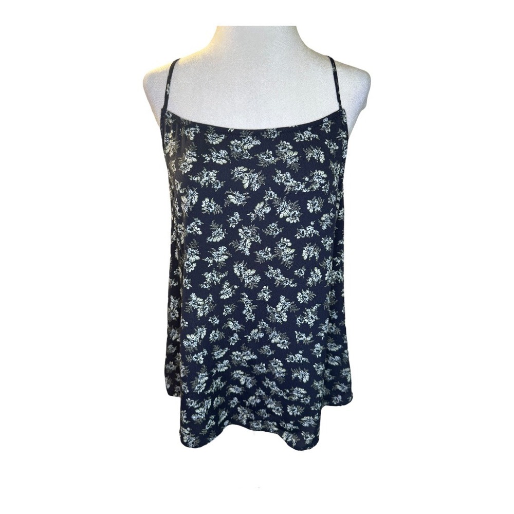 Treasure & Bond Floral Print‎ Mini Dress Casual Sleeveless Black Size Small